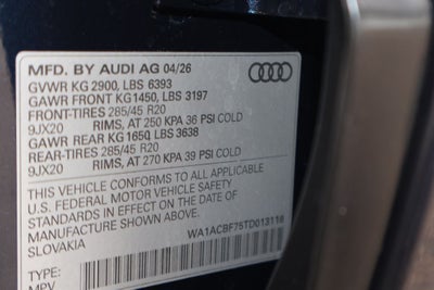 2026 Audi Q7 45 Premium quattro