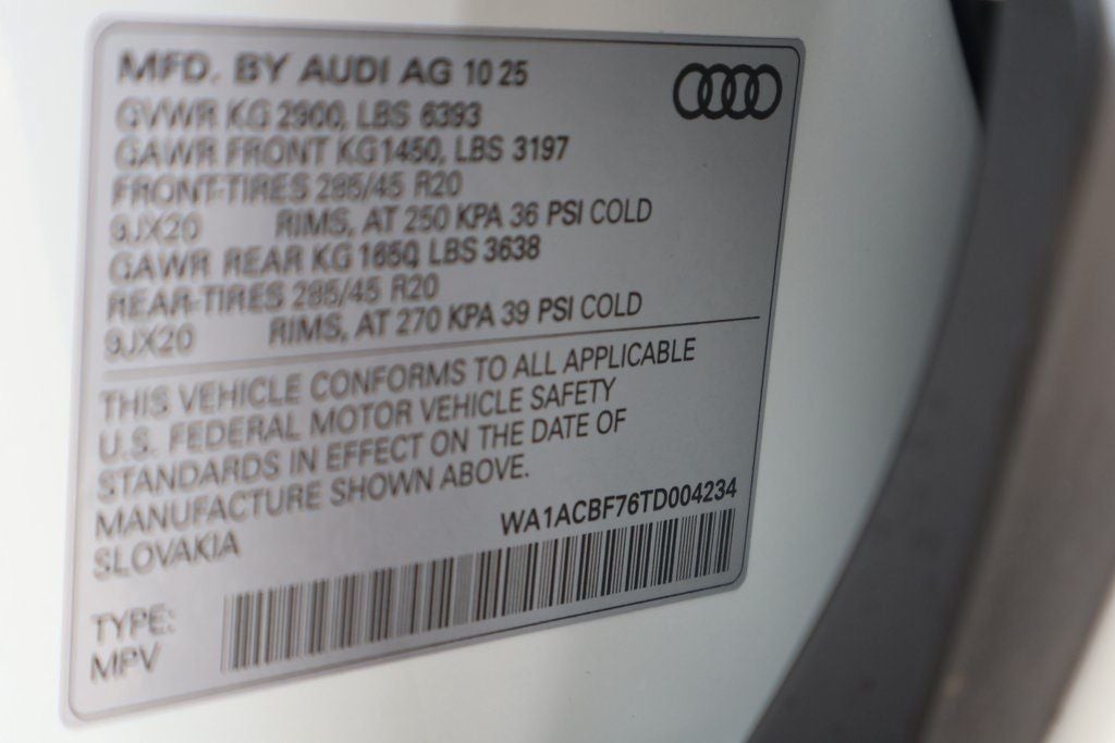 2026 Audi Q7 45 Premium quattro