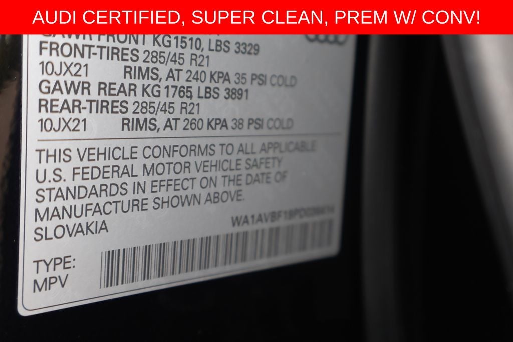 2023 Audi Q8 55 Premium quattro