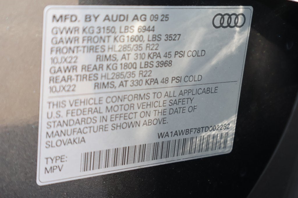 2026 Audi SQ7 Premium Plus quattro