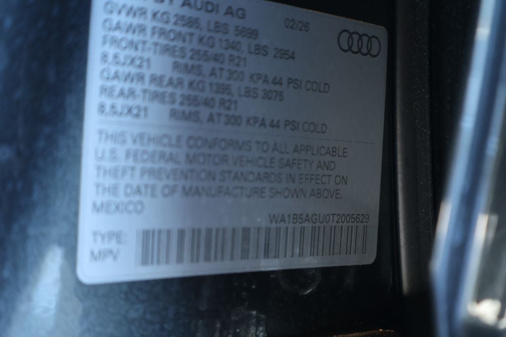 2026 Audi SQ5 Sportback Premium Plus quattro