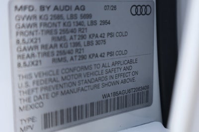 2026 Audi SQ5 Sportback Premium Plus quattro
