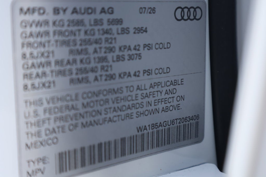 2026 Audi SQ5 Sportback Premium Plus quattro