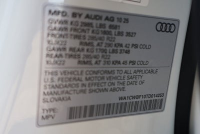 2026 Audi SQ8 4.0T Prestige quattro