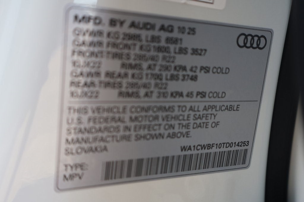 2026 Audi SQ8 4.0T Prestige quattro