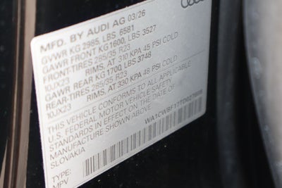 2026 Audi SQ8 4.0T Prestige quattro