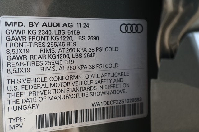 2025 Audi Q3 Premium S Line quattro