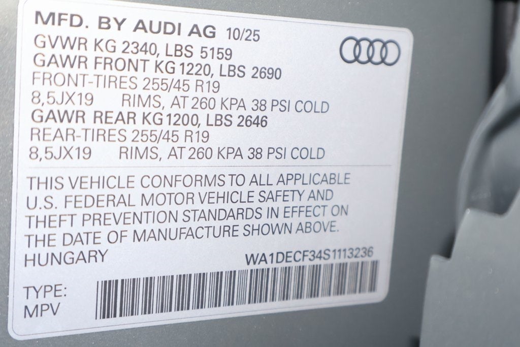 2025 Audi Q3 Premium S Line quattro