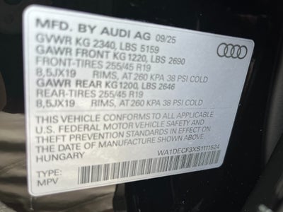 2025 Audi Q3 Premium S Line quattro