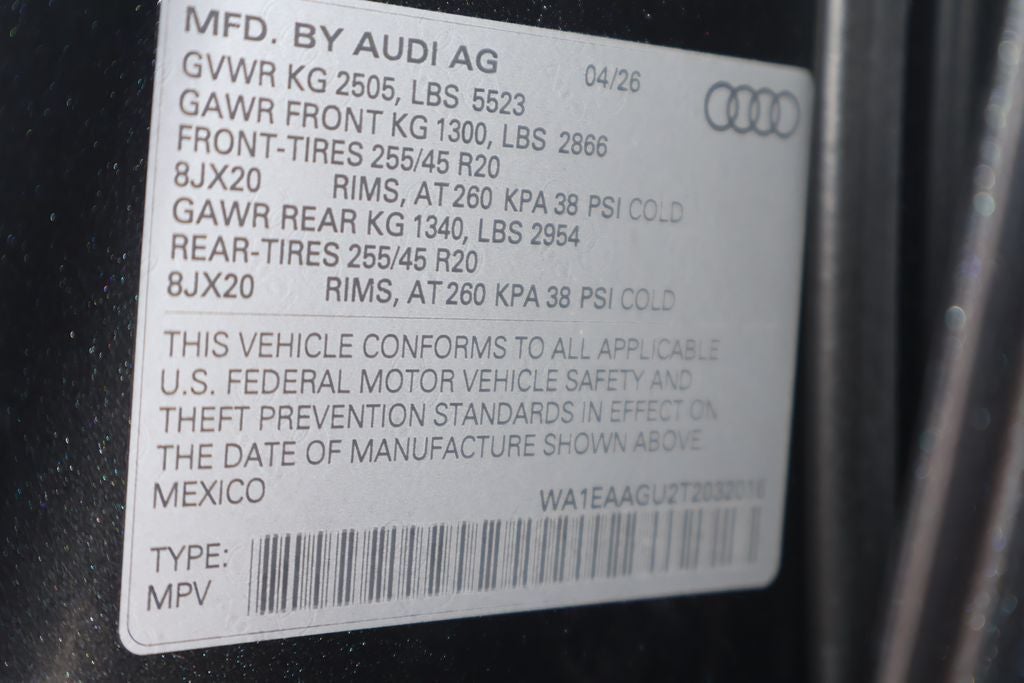 2026 Audi Q5 2.0T Premium Plus quattro