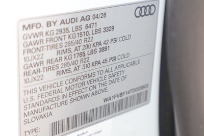 2026 Audi Q8 quattro