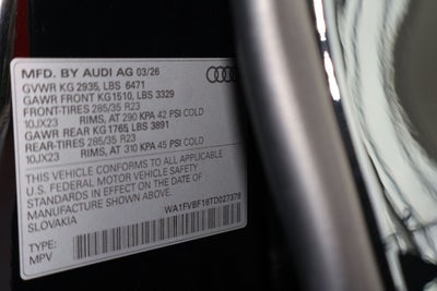2026 Audi Q8 quattro