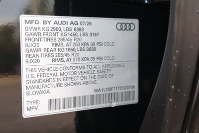 2026 Audi Q7 45 Premium Plus quattro