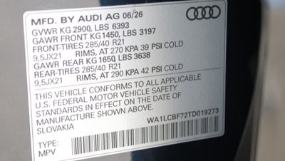 2026 Audi Q7 45 Premium Plus quattro