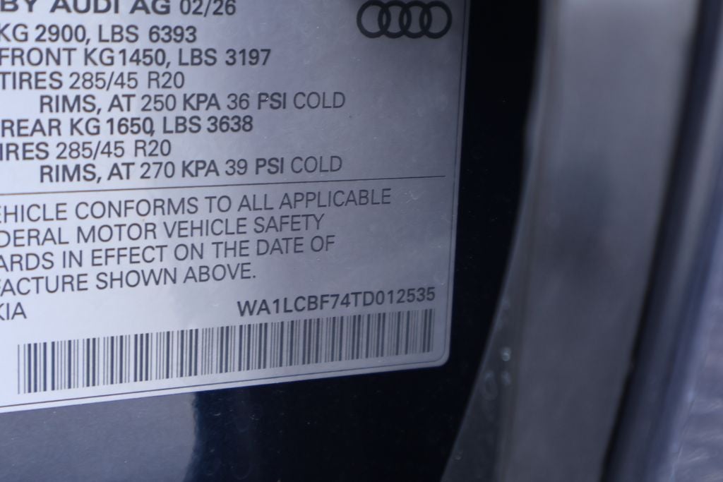 2026 Audi Q7 45 Premium Plus quattro