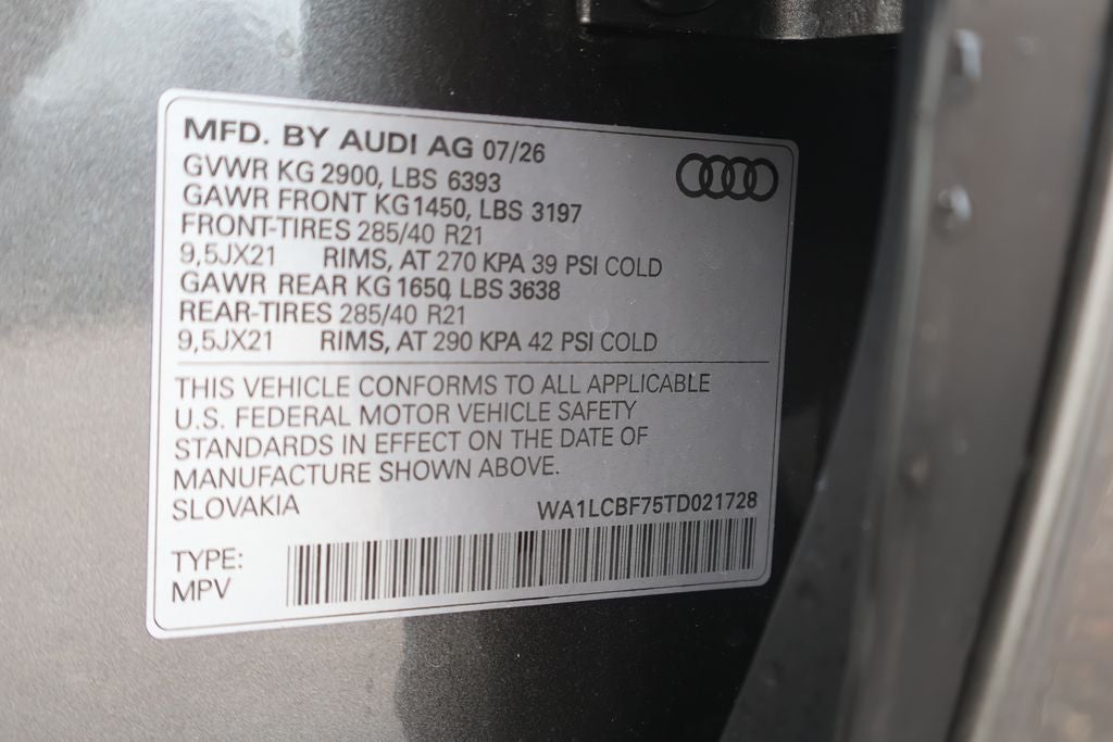 2026 Audi Q7 45 Premium Plus quattro