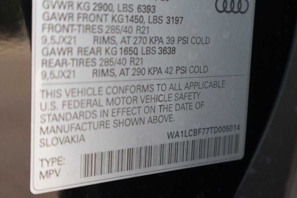 2026 Audi Q7 45 Premium Plus quattro