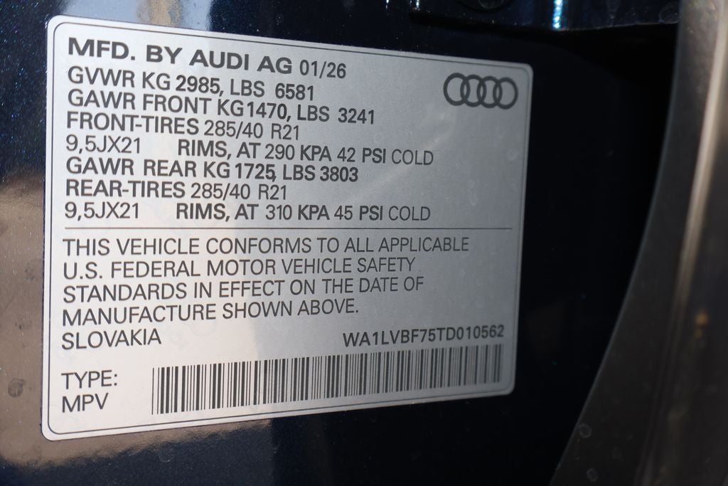 2026 Audi Q7 55 Premium Plus quattro