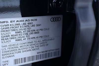 2026 Audi Q7 55 Premium S Line quattro