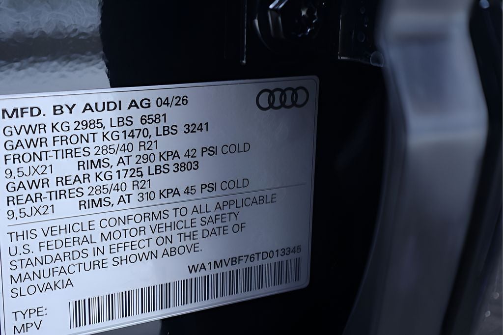 2026 Audi Q7 55 Premium S Line quattro