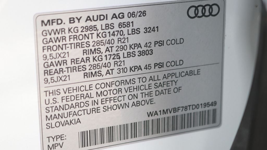 2026 Audi Q7 55 Premium S Line quattro
