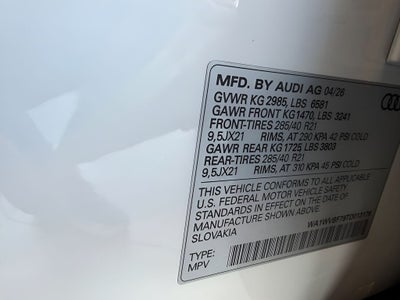 2026 Audi Q7 Base