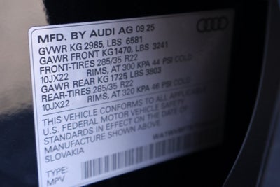 2026 Audi Q7 55 Prestige quattro