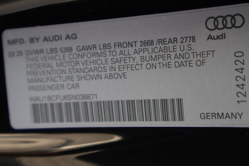 2025 Audi A5 quattro