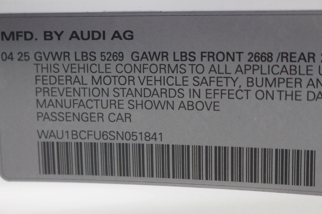 2025 Audi A5 quattro