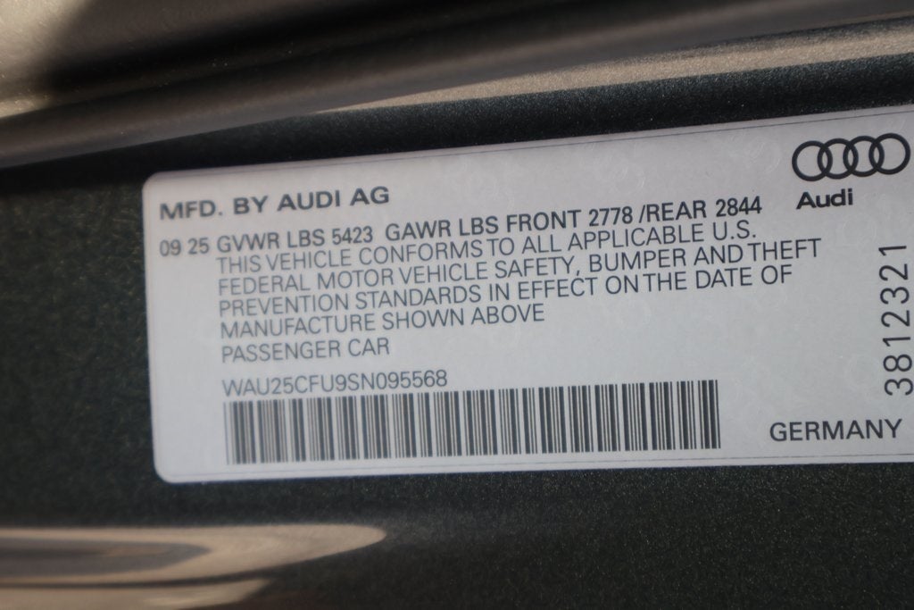 2025 Audi S5 3.0T Premium Plus quattro