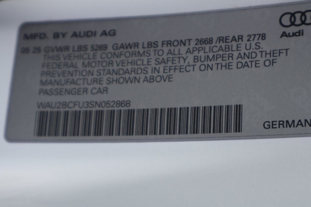 2025 Audi A5 quattro