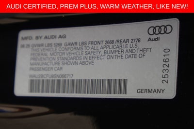 2025 Audi A5 2.0T Premium Plus quattro