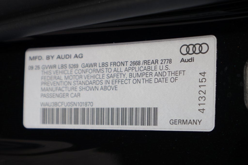 2025 Audi A5 quattro