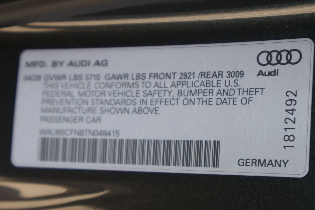2026 Audi A6 Prestige quattro