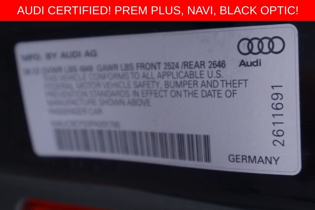 2023 Audi A5 Sportback Premium Plus quattro