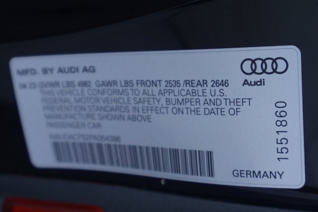 2023 Audi A5 Sportback 45 S line Premium quattro