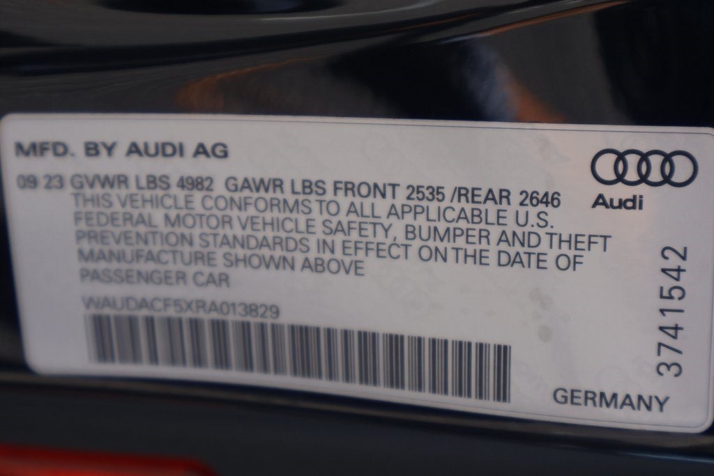 2024 Audi A5 Sportback 45 S line Premium quattro