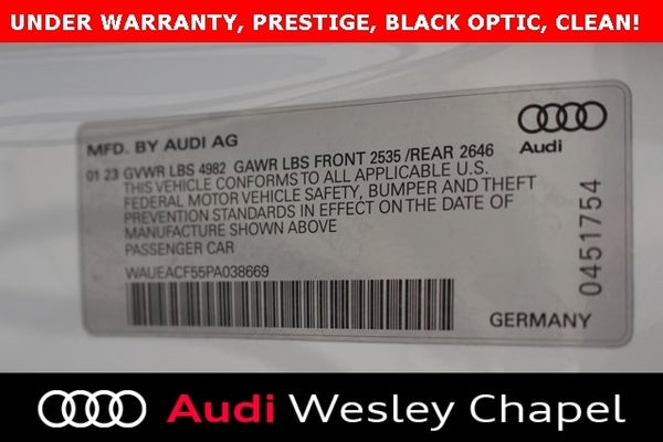 2023 Audi A5 Sportback 45 S line Prestige S Line quattro in Clearwater, FL - Dimmitt Automotive Group