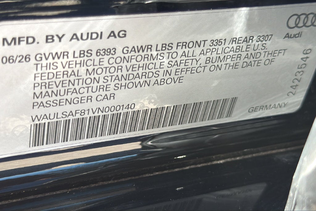 2027 Audi S8 4.0T quattro