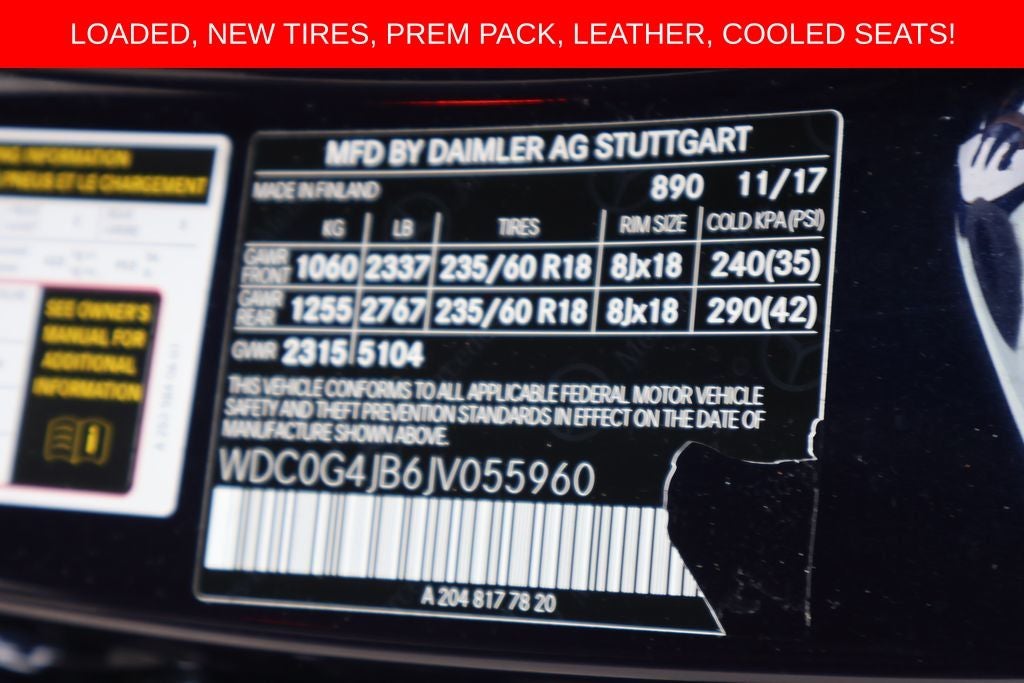 2018 Mercedes-Benz GLC GLC 300