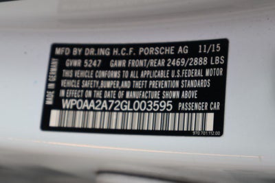 2016 Porsche Panamera 2