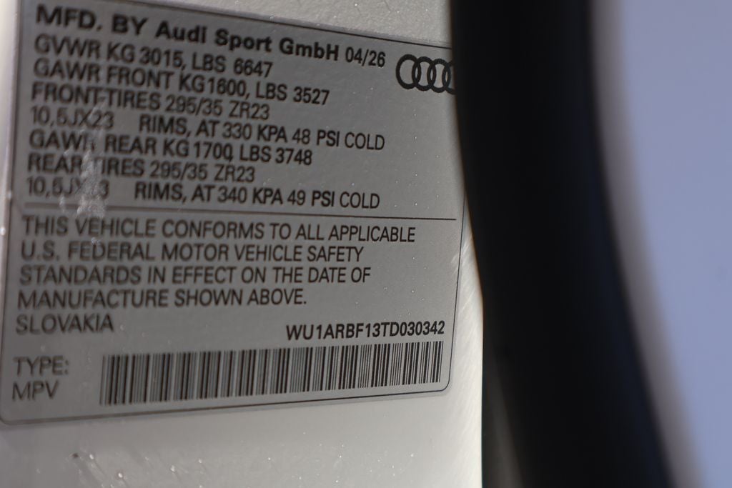 2026 Audi RS Q8 performance 4.0T quattro