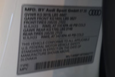 2026 Audi RS Q8 performance 4.0T quattro