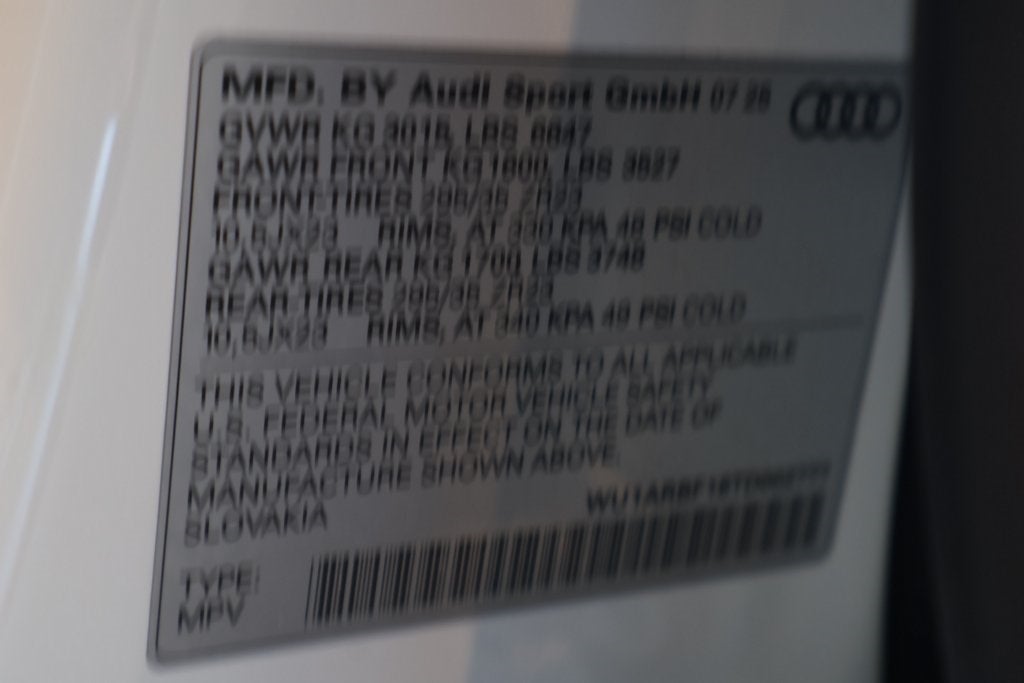 2026 Audi RS Q8 performance 4.0T quattro