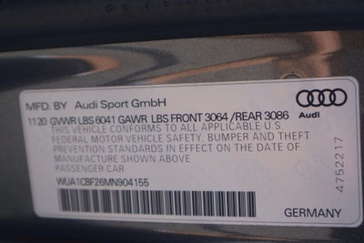 2021 Audi RS 6 4.2 quattro