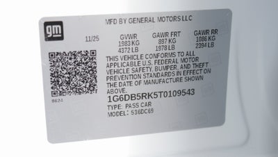 2026 Cadillac CT4 Premium Luxury