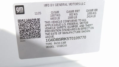 2026 Cadillac CT4 Premium Luxury