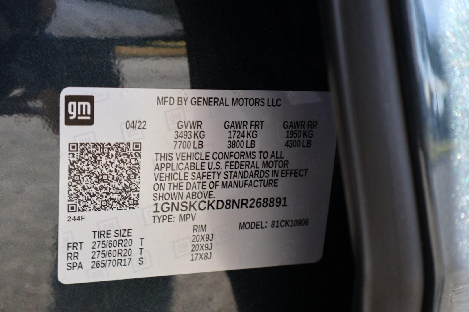 2022 Chevrolet Suburban LT