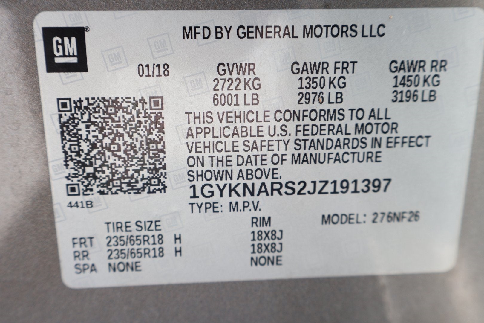 2018 Cadillac XT5 Base