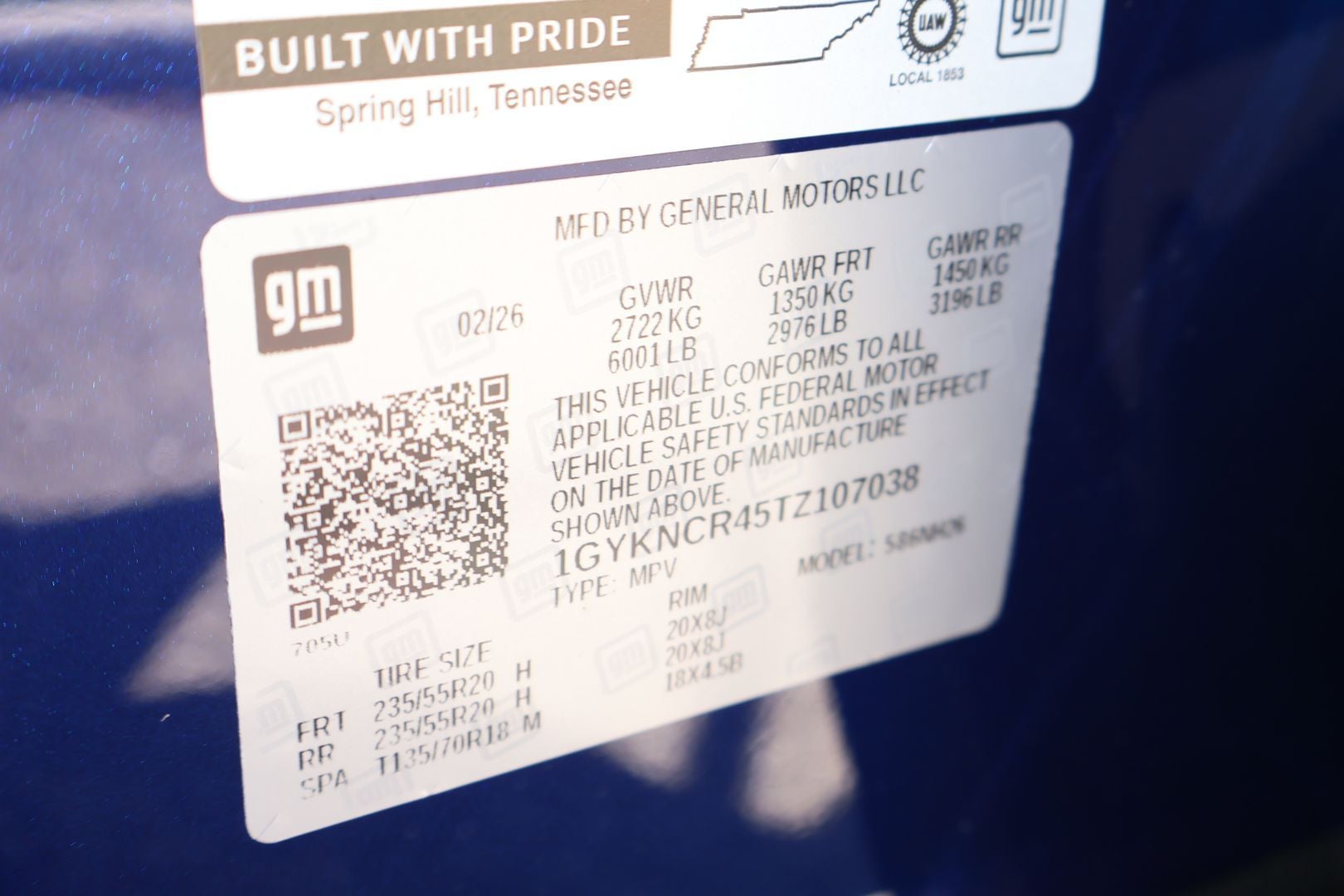 2026 Cadillac XT5 Premium Luxury